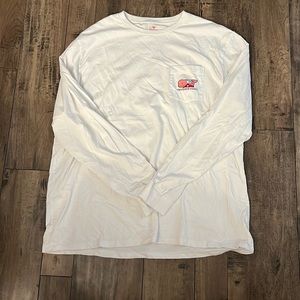 Vineyard Vines Valentines Long Sleeve Pocket T-Shirt - White XL